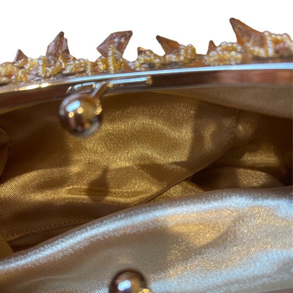 Alessia gold beaded bag - Picture 2 of 2